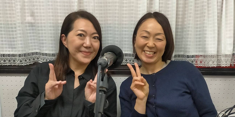 社長とランチタイム収録風景