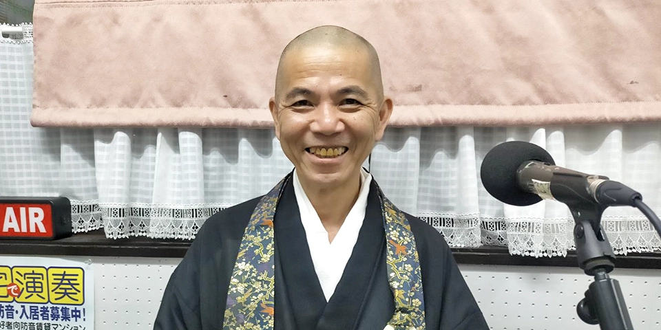 社長とランチタイム収録風景